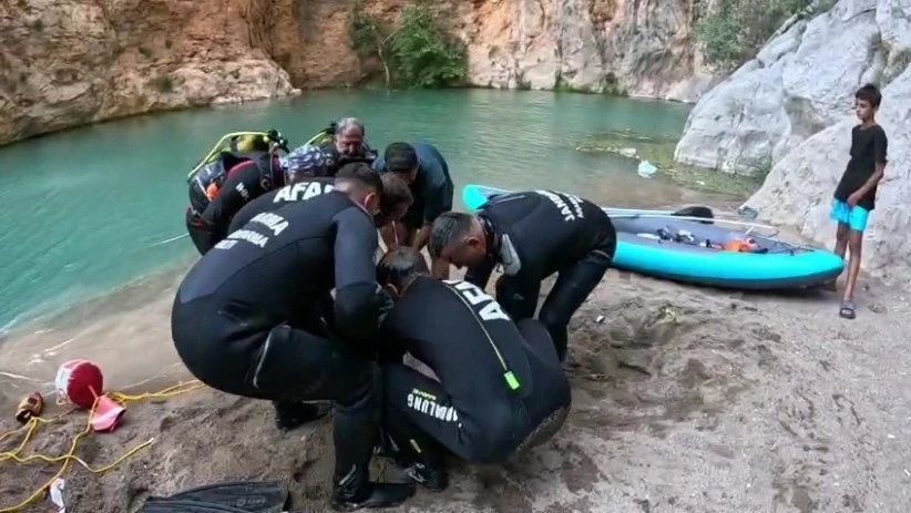 Kapuz Kanyonu&rsquo;nda serinlemek i&ccedil;in girdiği suda hayatını kaybetti
