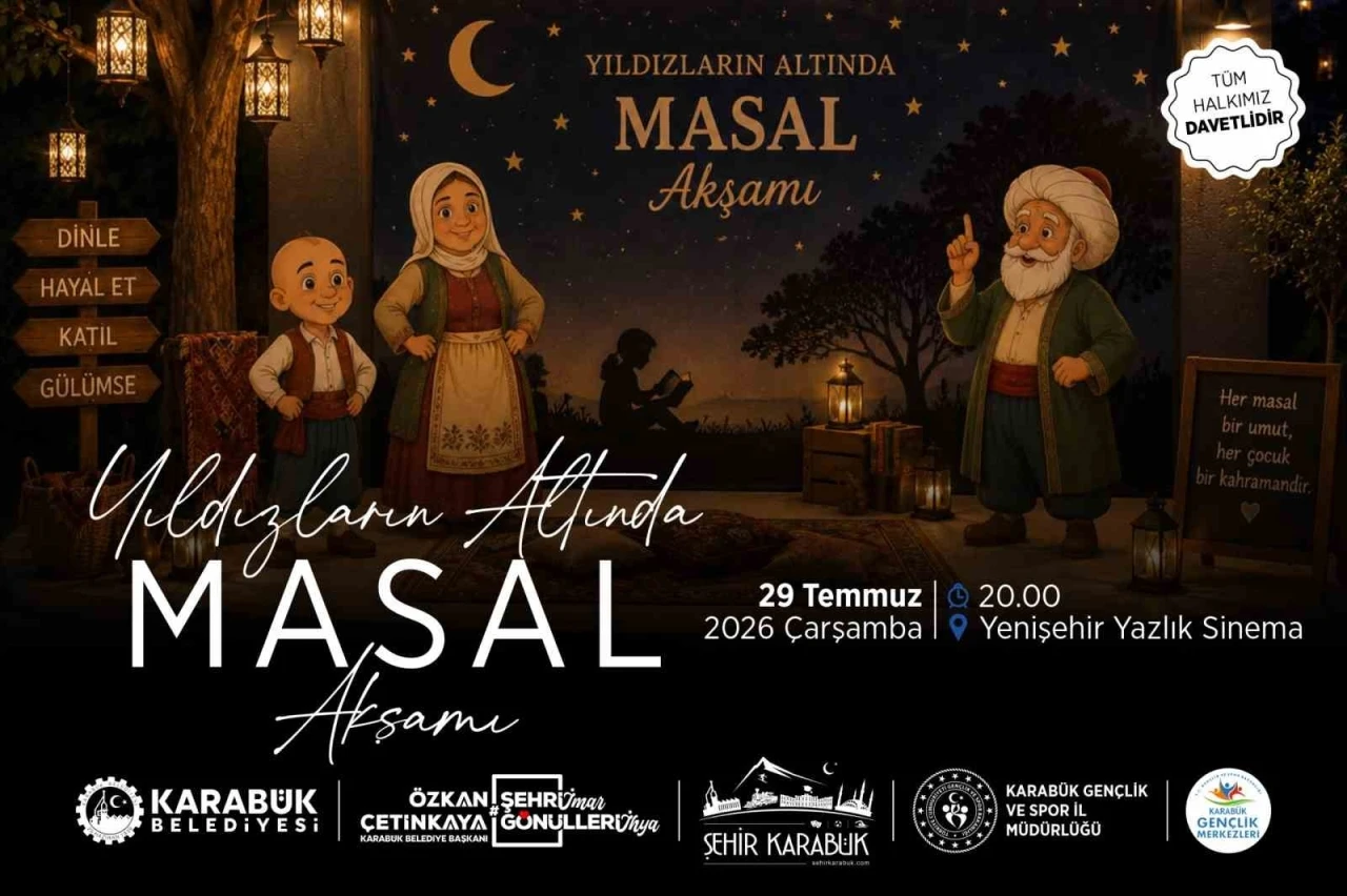 Karab&uuml;k Belediyesi &ccedil;ocukları masal d&uuml;nyasıyla buluşturuyor
