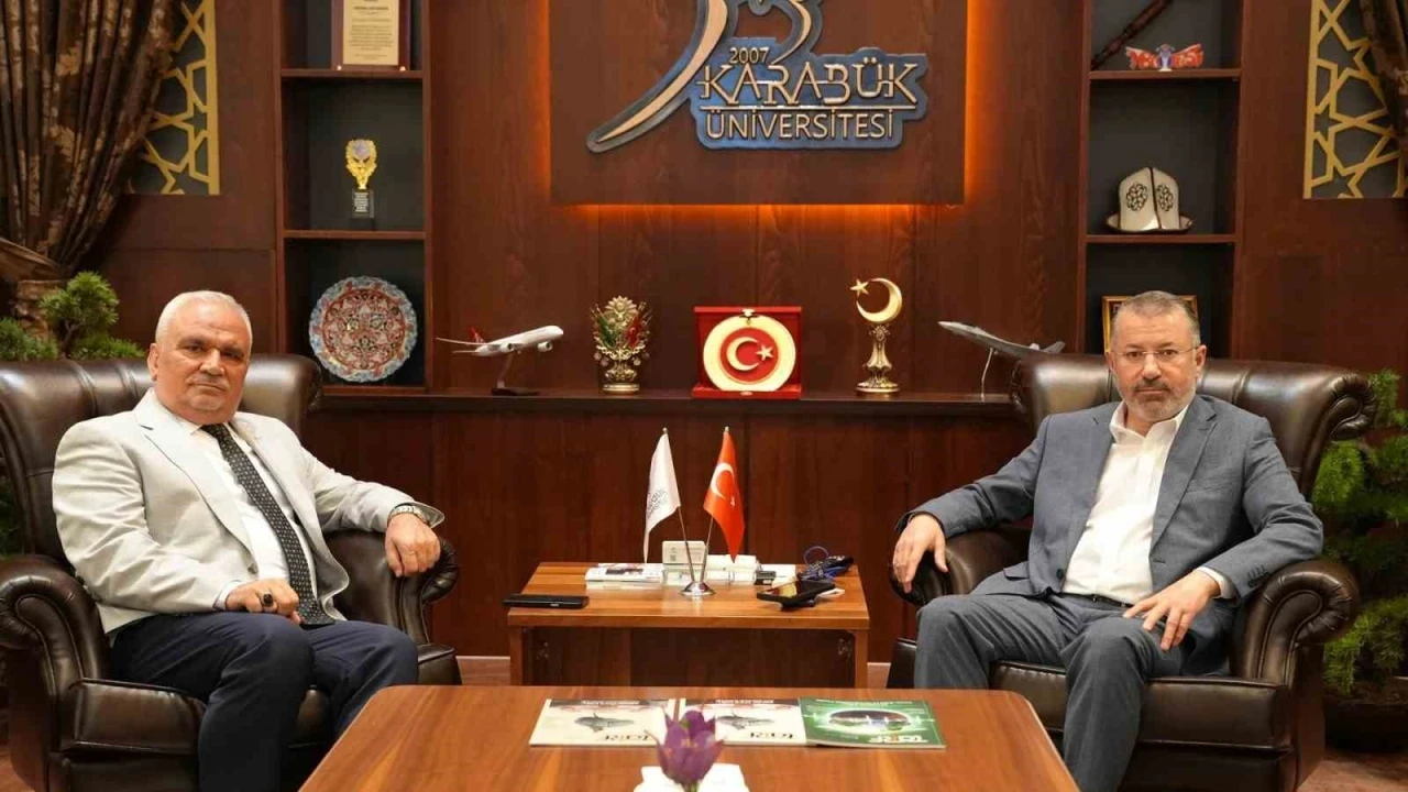 Karabük İl Müftüsü Erhun’dan Rektör Kırışık’a ziyaret
