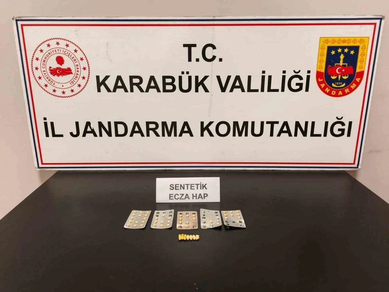 Karabük’te 47 adet uyuşturucu hap ele geçirildi
