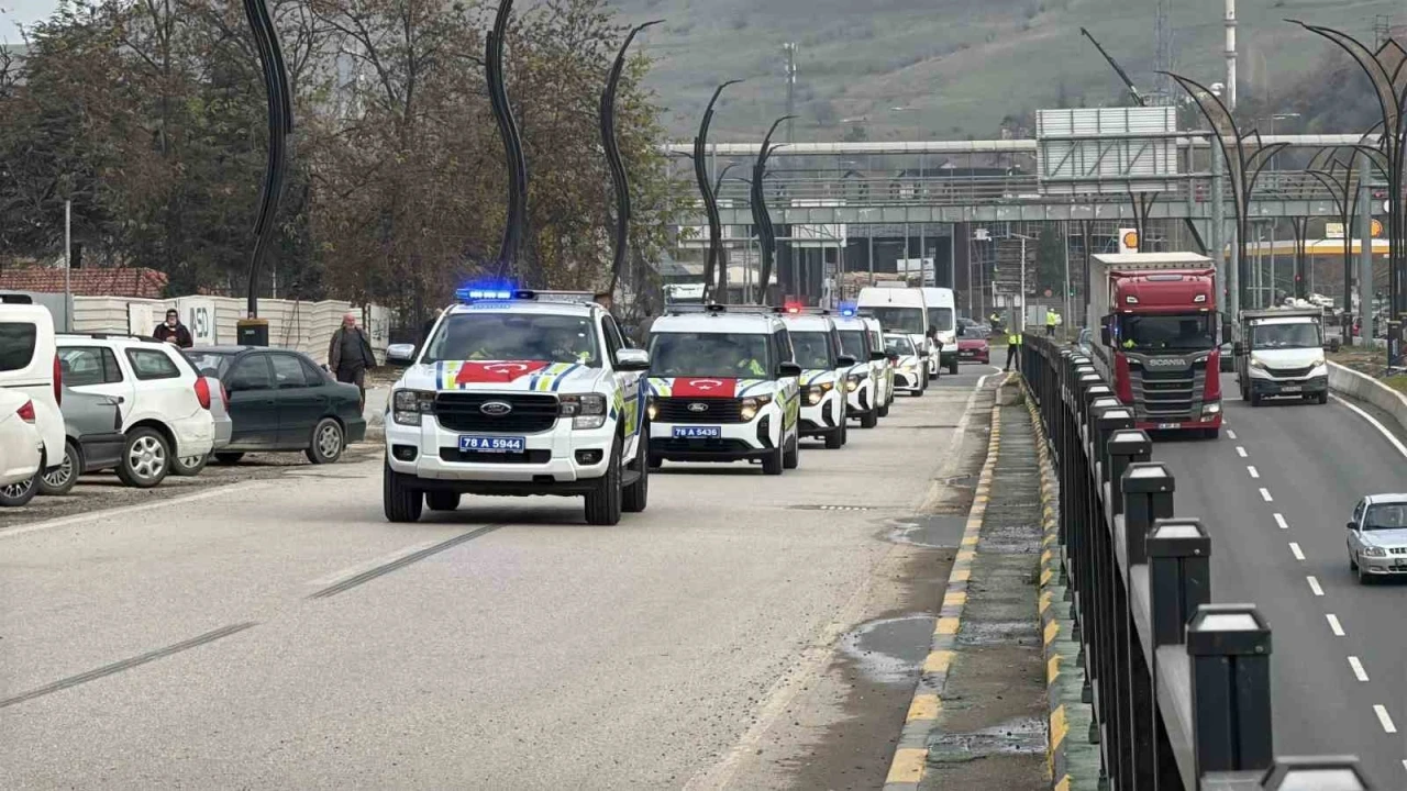 Karabük’te emniyet ve jandarmaya 47 yeni araç tahsisi yapıldı
