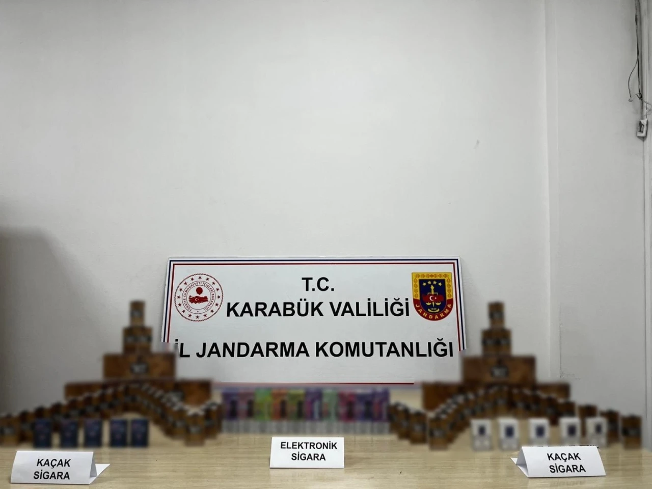Karabük’te kaçak sigara operasyonu
