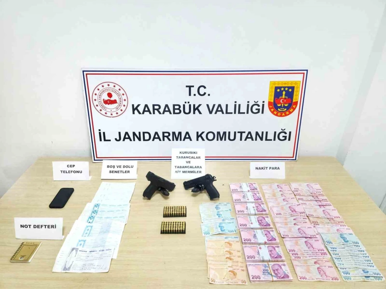 Karabük’te tefecilik operasyonu: 1 gözaltı
