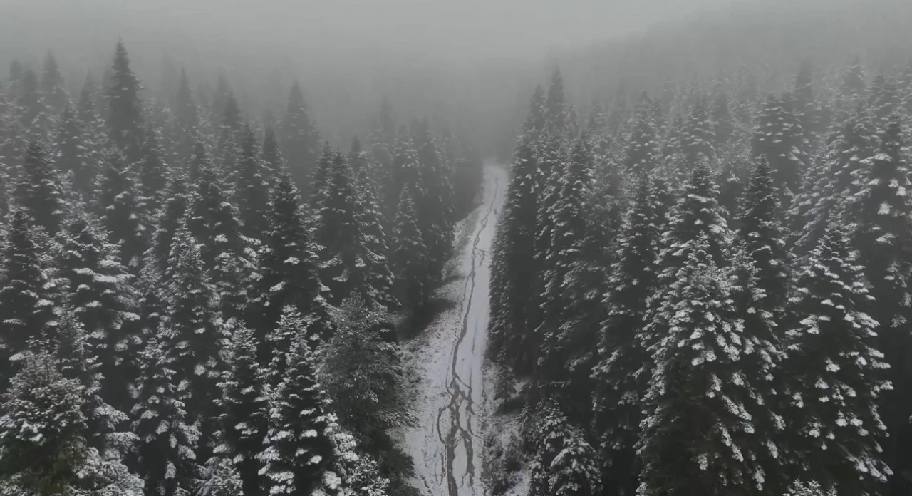 Karabük’ün yüksek kesimleri beyaza büründü
