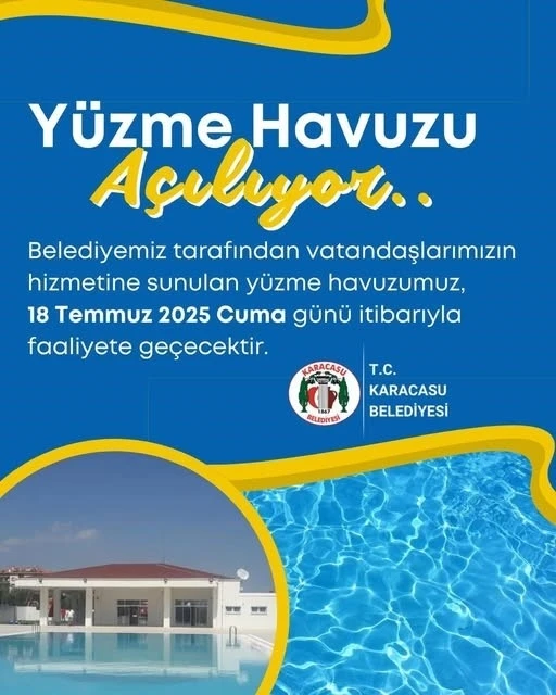 Karacasu’da yüzme havuzu bugün açılıyor

