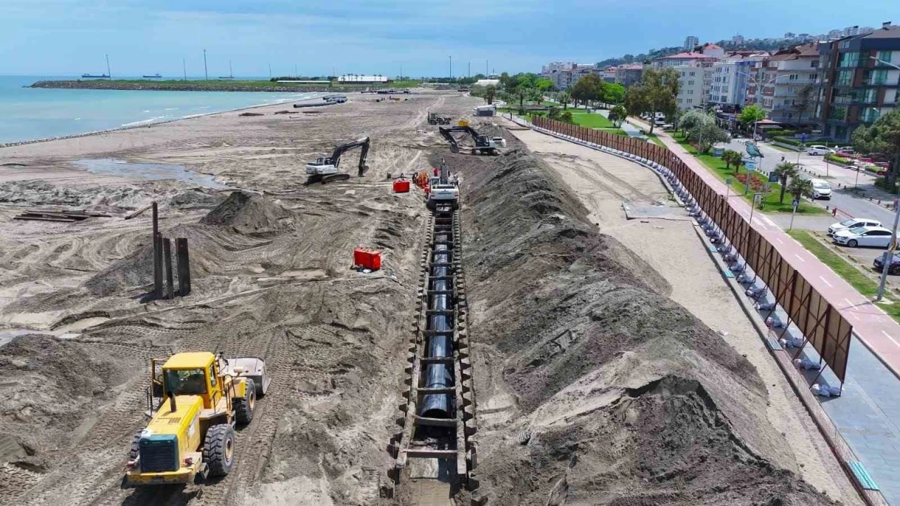 Karadeniz’in en büyük kolektör hattı ile Samsun sahilleri korunacak

