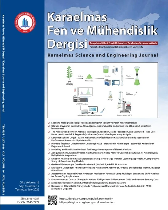Karaelmas Fen ve M&uuml;hendislik Dergisi&rsquo;nin 2&rsquo;nci sayısı yayımlandı
