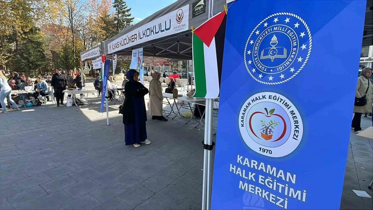 Karaman’da Gazze için hayır panayırı düzenlendi

