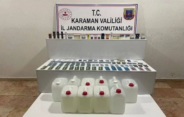 Karaman&rsquo;da uyuşturucu ve etil alkol ele ge&ccedil;irildi: Aranan 8 kişi tutuklandı
