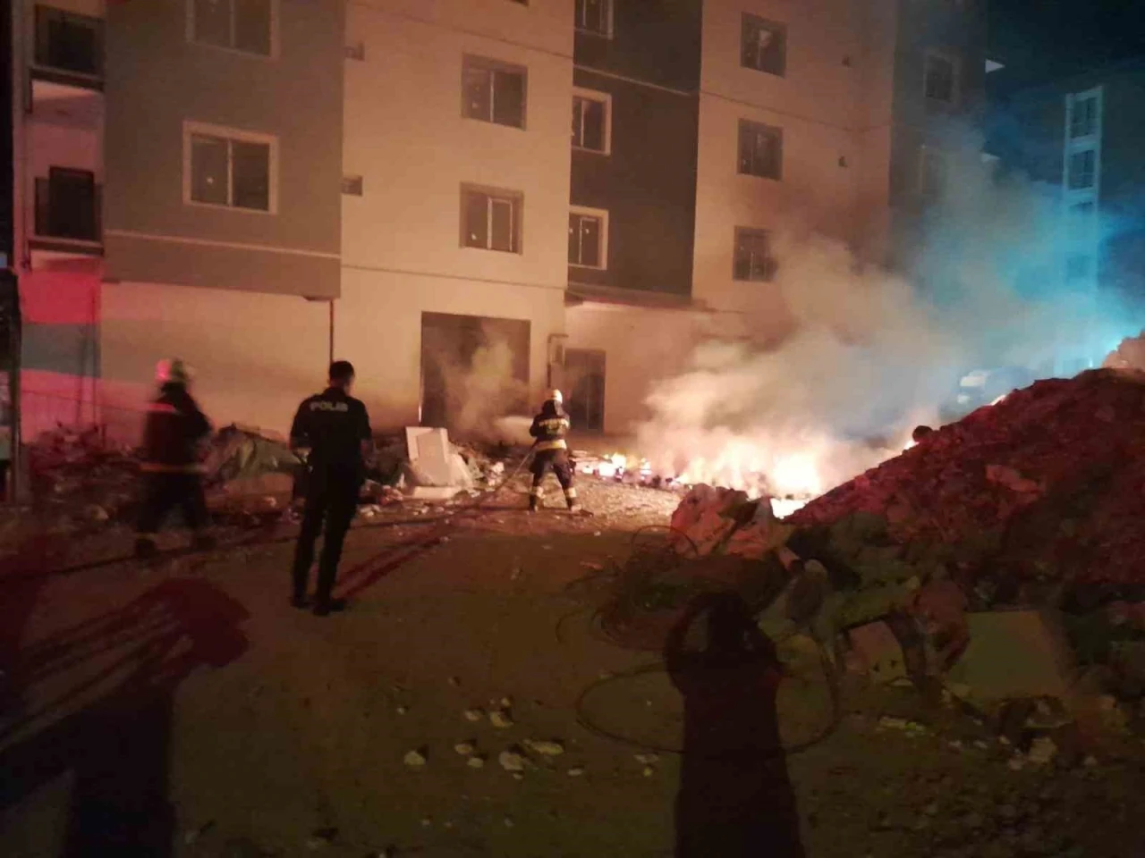 Karapınar’da palet yangını korkuttu
