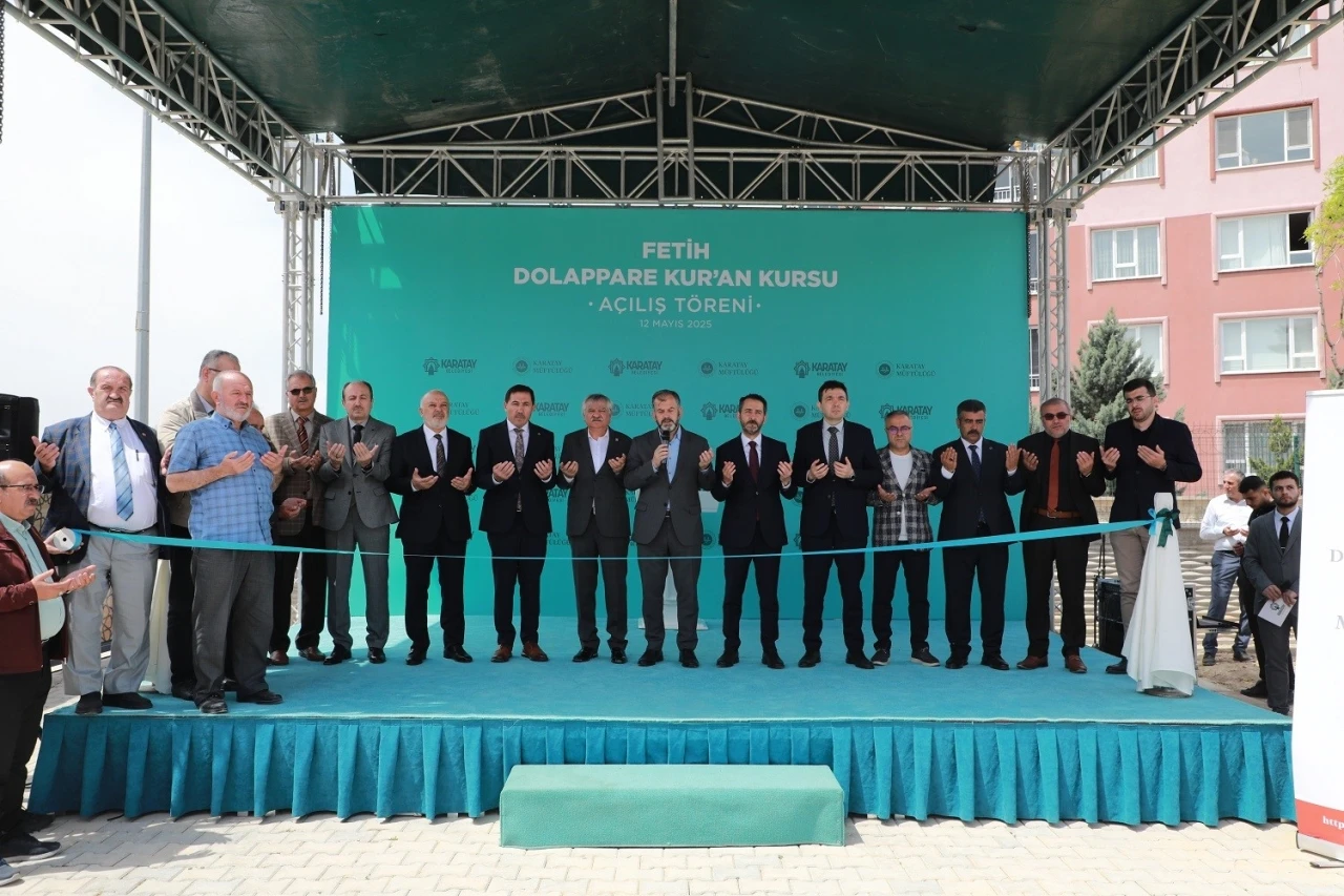Karatay’da Fetih Dolappare Kur’an Kursu açıldı

