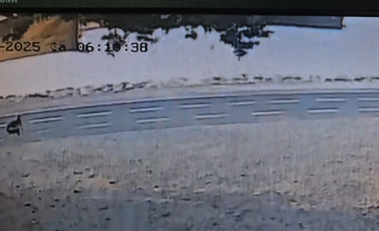 Karaya oturan geminin o anları kamerada

