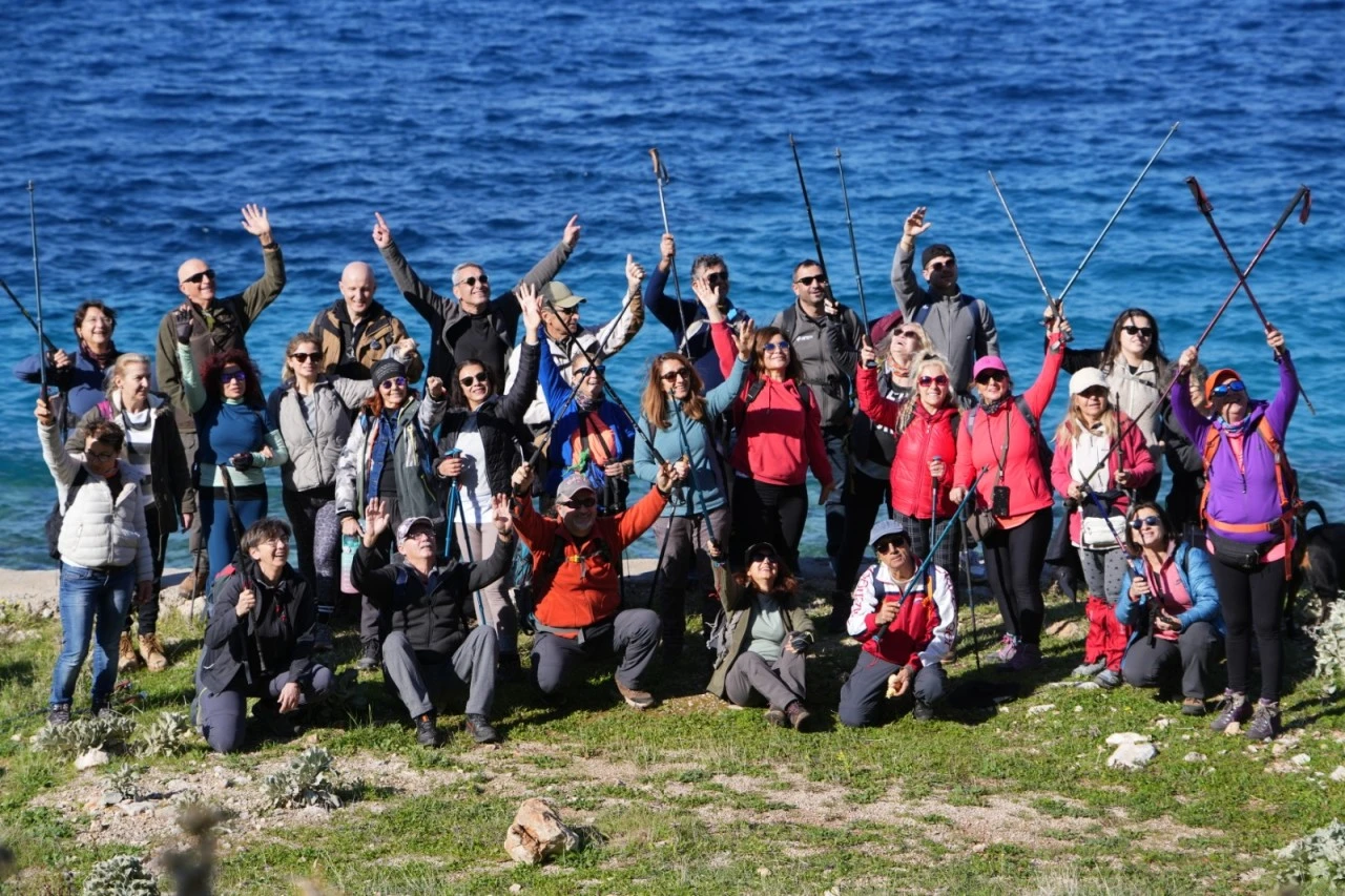 Karia Y&uuml;r&uuml;y&uuml;ş Yolu&rsquo;nda ilk trekking y&uuml;r&uuml;y&uuml;ş&uuml; yapıldı