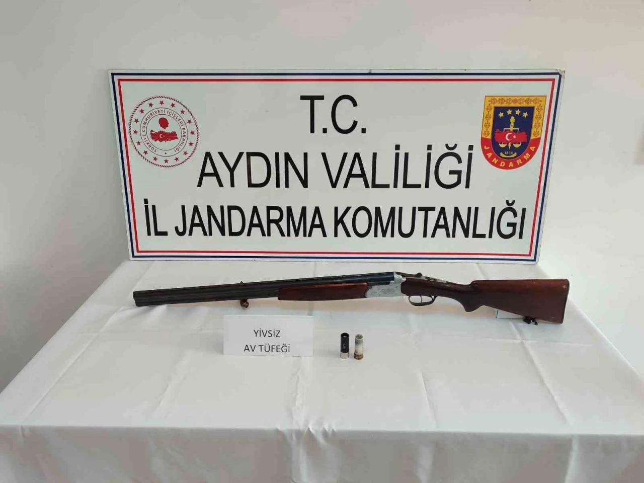 Karpuzlu’da ruhsatsız tüfek ele geçirildi
