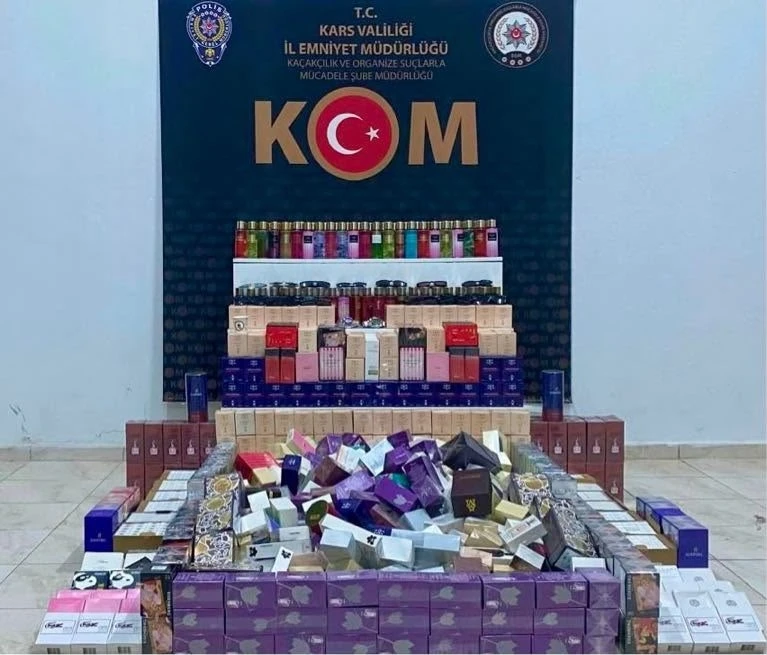 Kars’ta 5 milyon 250 bin liralık kaçak ürün ele geçirildi