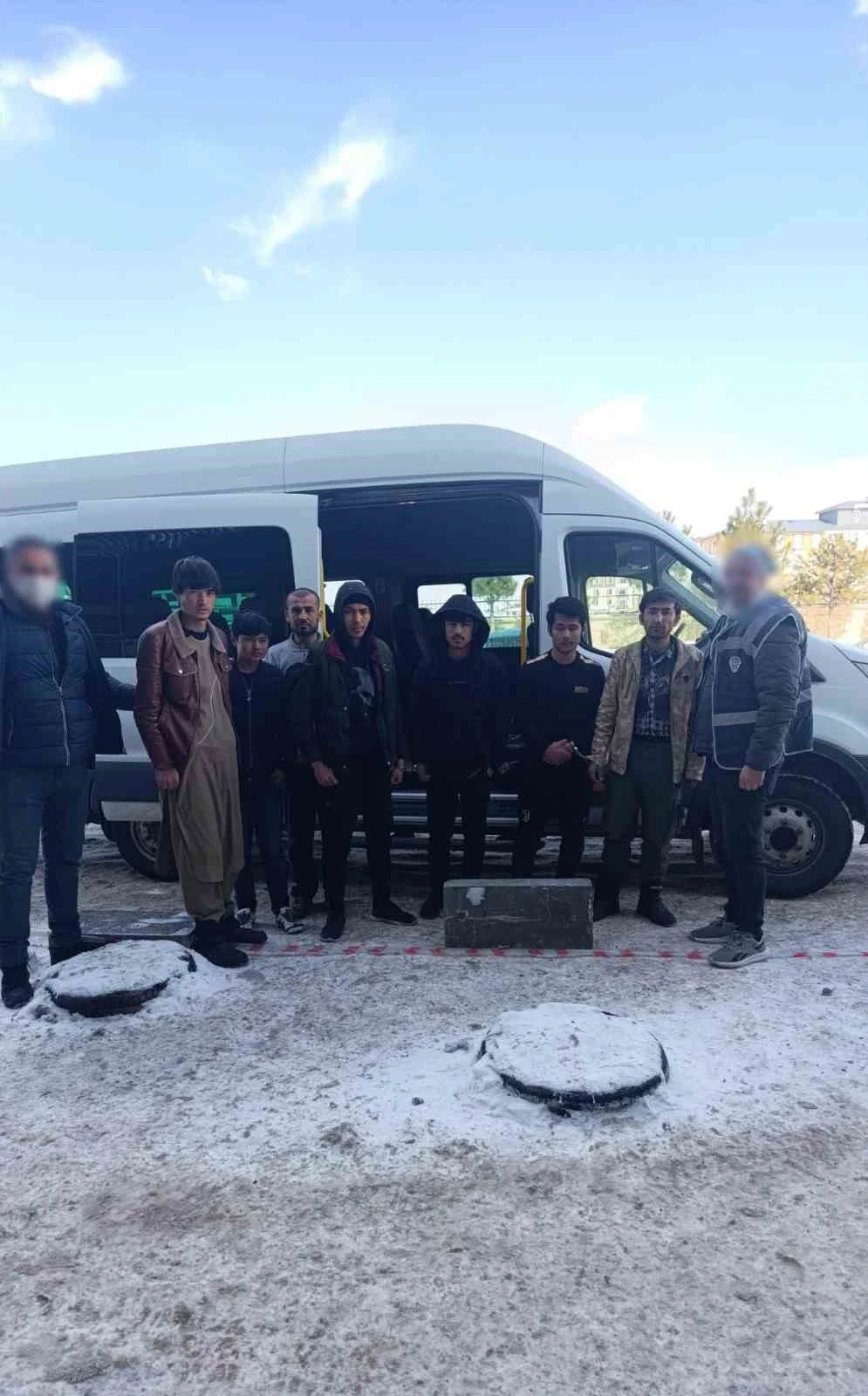 Kars’ta 7 düzensiz göçmen yakalandı