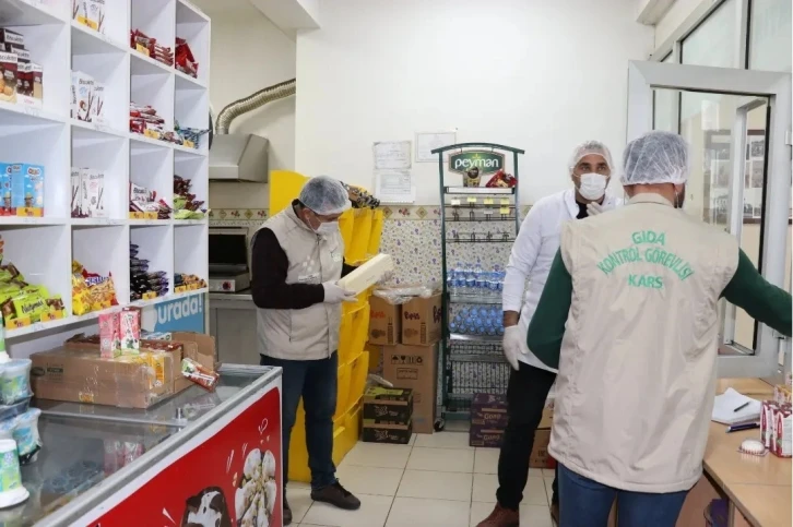 Kars&rsquo;ta okul kantinleri denetlendi
