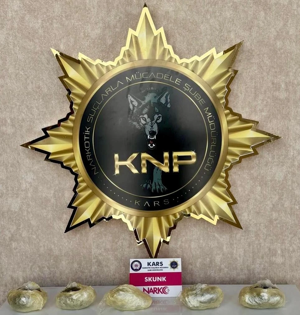 Kars’ta uyuşturucu ele geçildi
