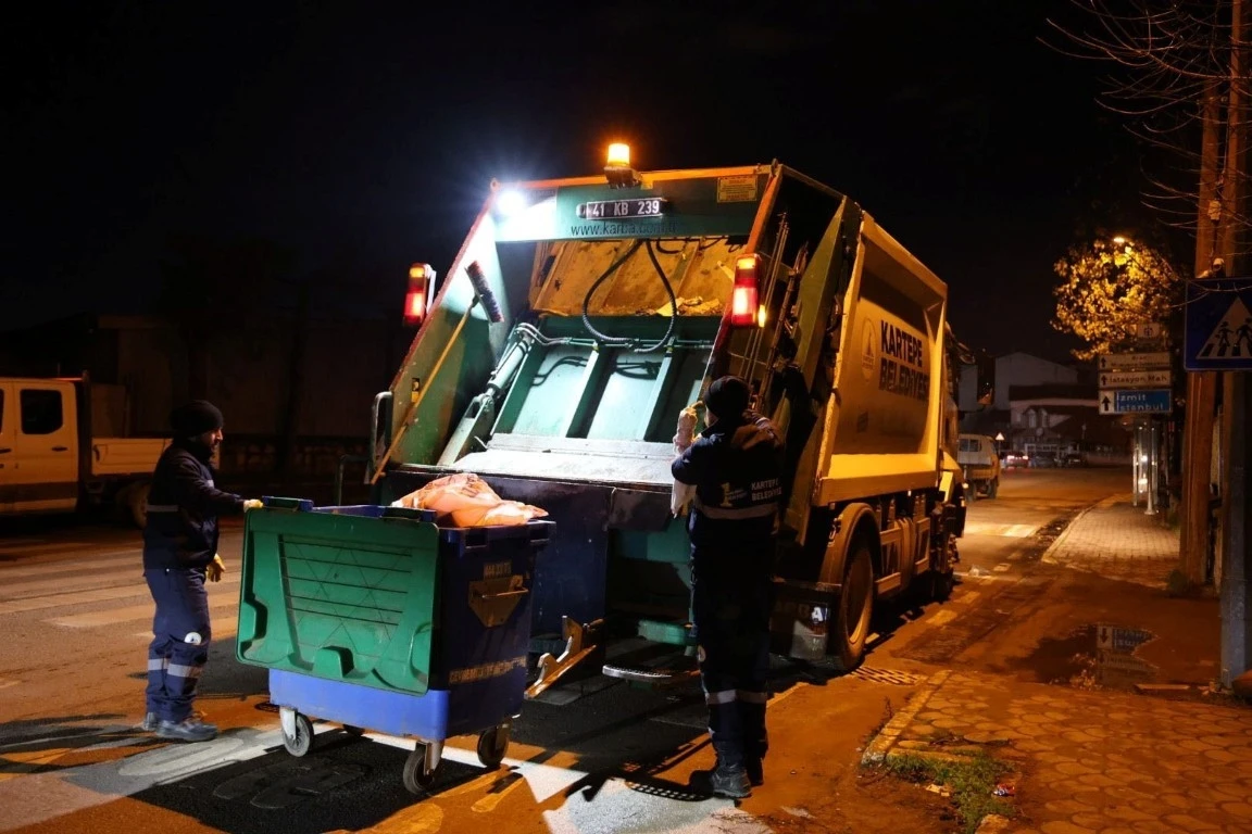 Kartepe&rsquo;de yeni yıl mesaisi
