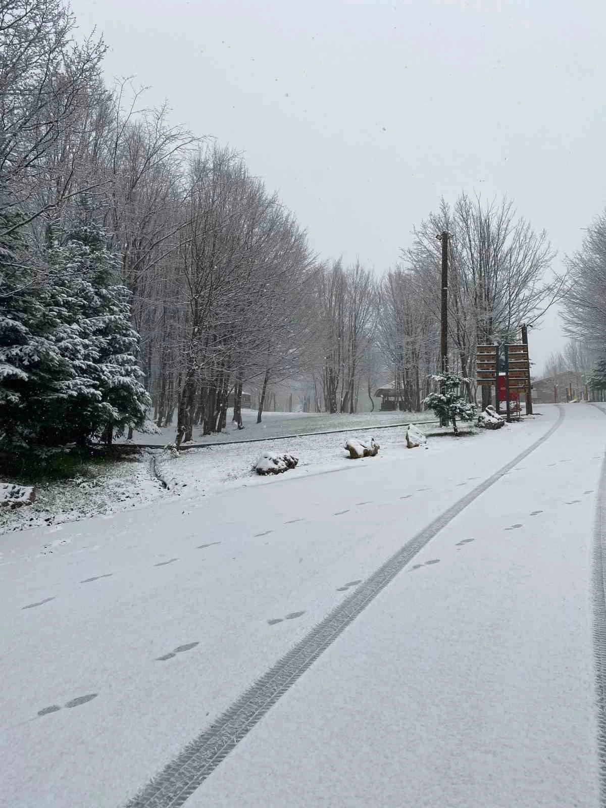 Kartepe’ye lapa lapa kar yağıyor
