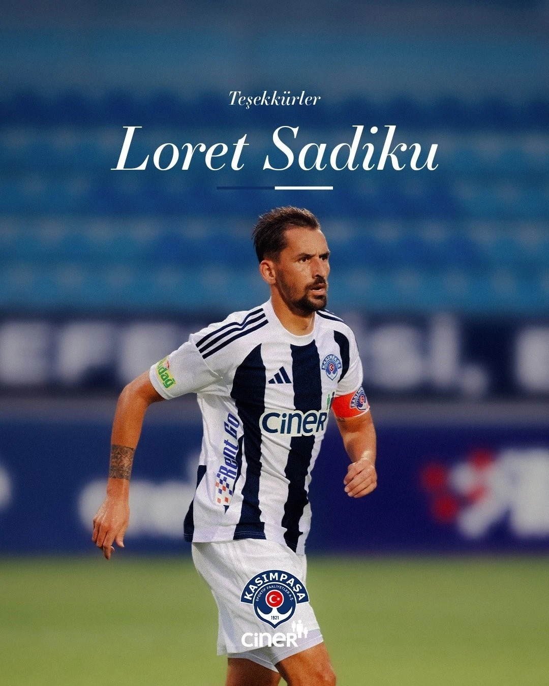 Kasımpaşa, Loret Sadiku ile yollarını ayırdı
