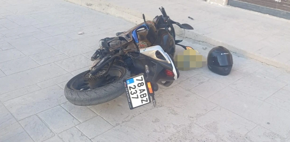 Kaskı sayesinde ölümden döndü
