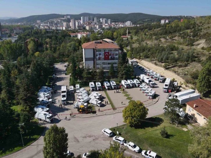 Kastamonu’da çevre temizliğinde kullanılacak 32 araç dualarla dağıtıldı