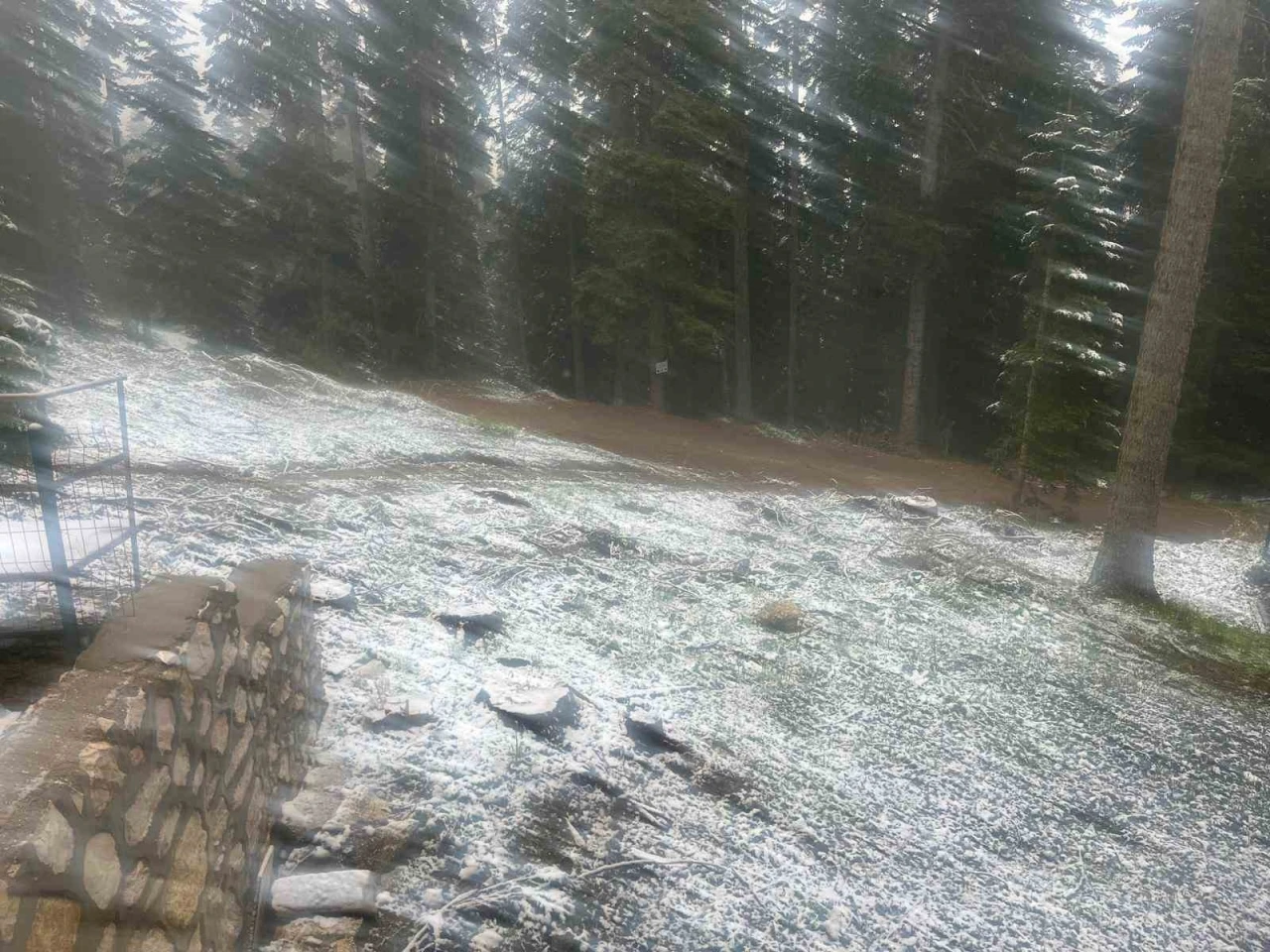 Kastamonu’da Mayıs ayının ortasında kar sürprizi
