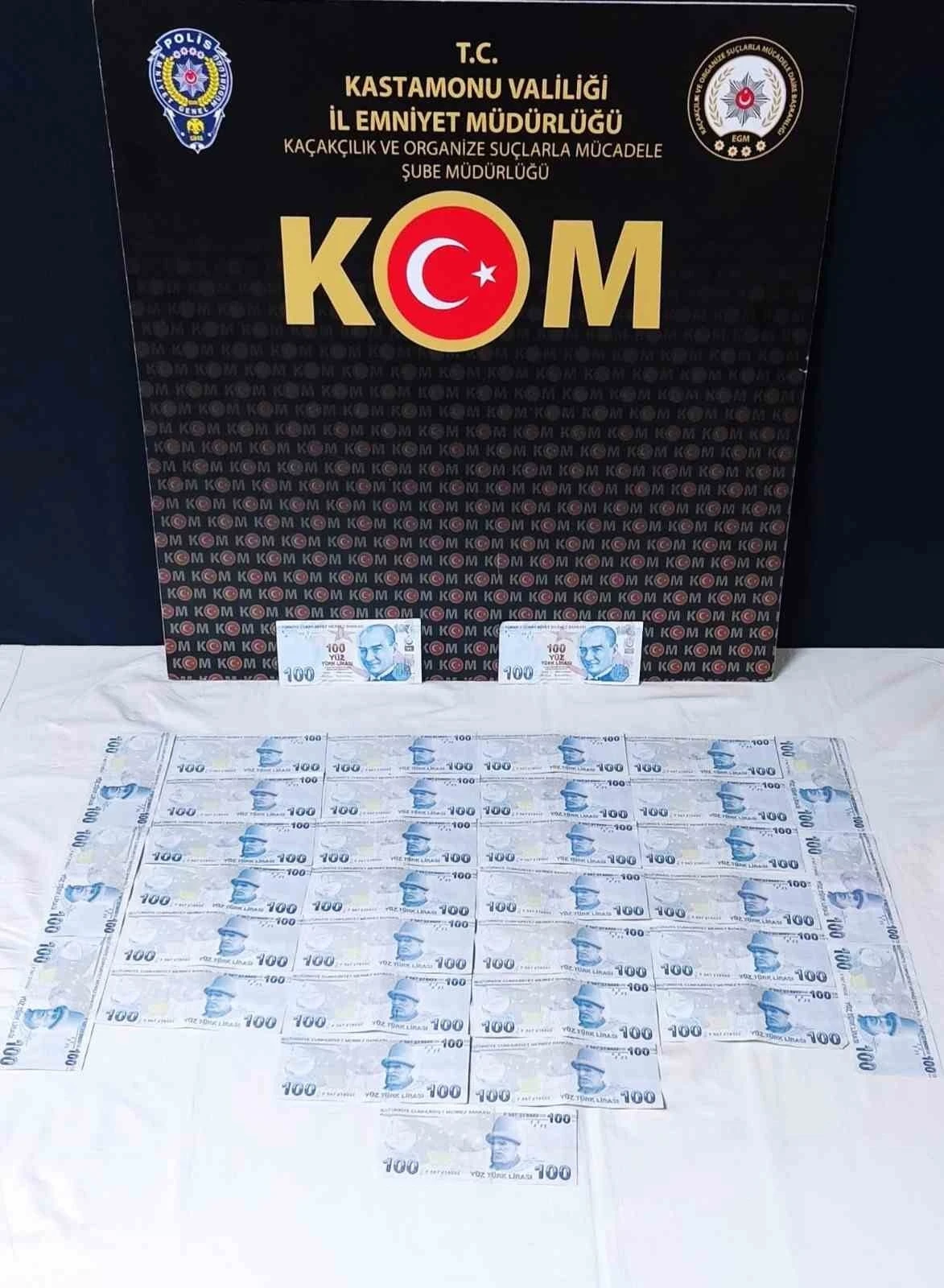 Kastamonu’da sahte para operasyonu: 2 gözaltı
