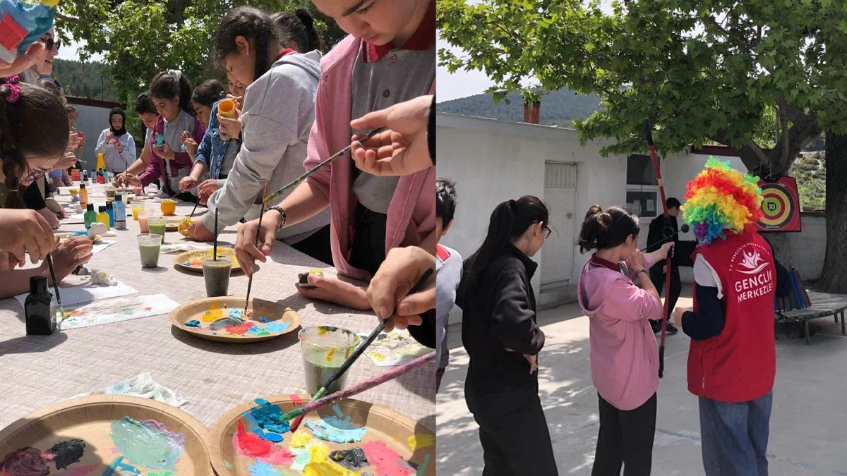 Kavaklıdere’de Üniversitelilerden Minik Yüreklere Neşe