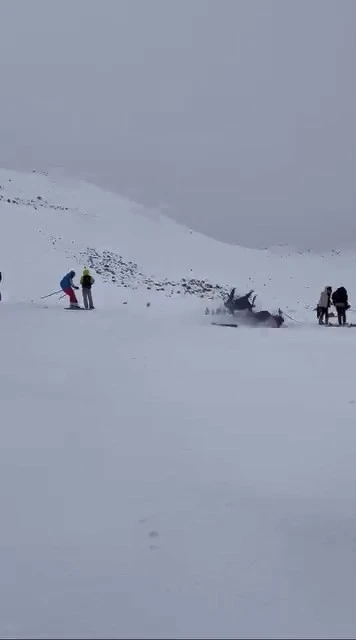 Kayak merkezinde kaza: 6 yaralı
