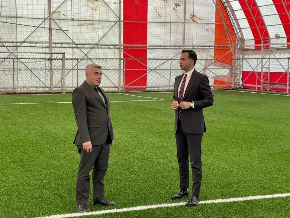 Kaymakam Aslan’danh halısaha incelemesi
