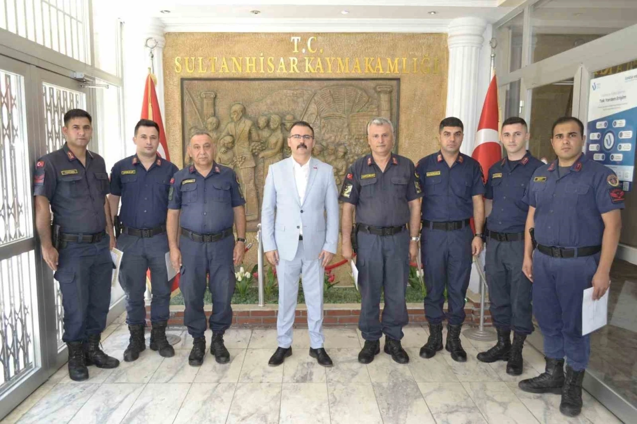 Kaymakam Ateş’ten jandarma personeline hizmet teşekkürü
