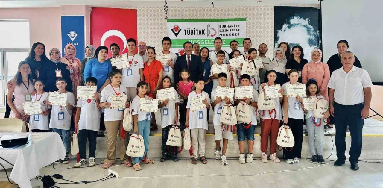 Kaymakam Atilla, TÜBİTAK projesi kapanış törenine katıldı