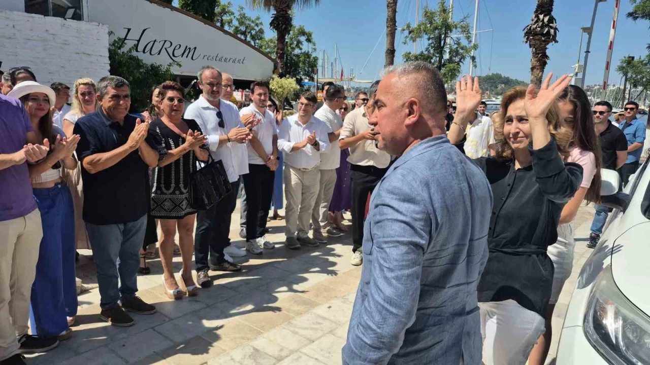 Kaymakam Mustafa Çit ve ailesine veda töreni
