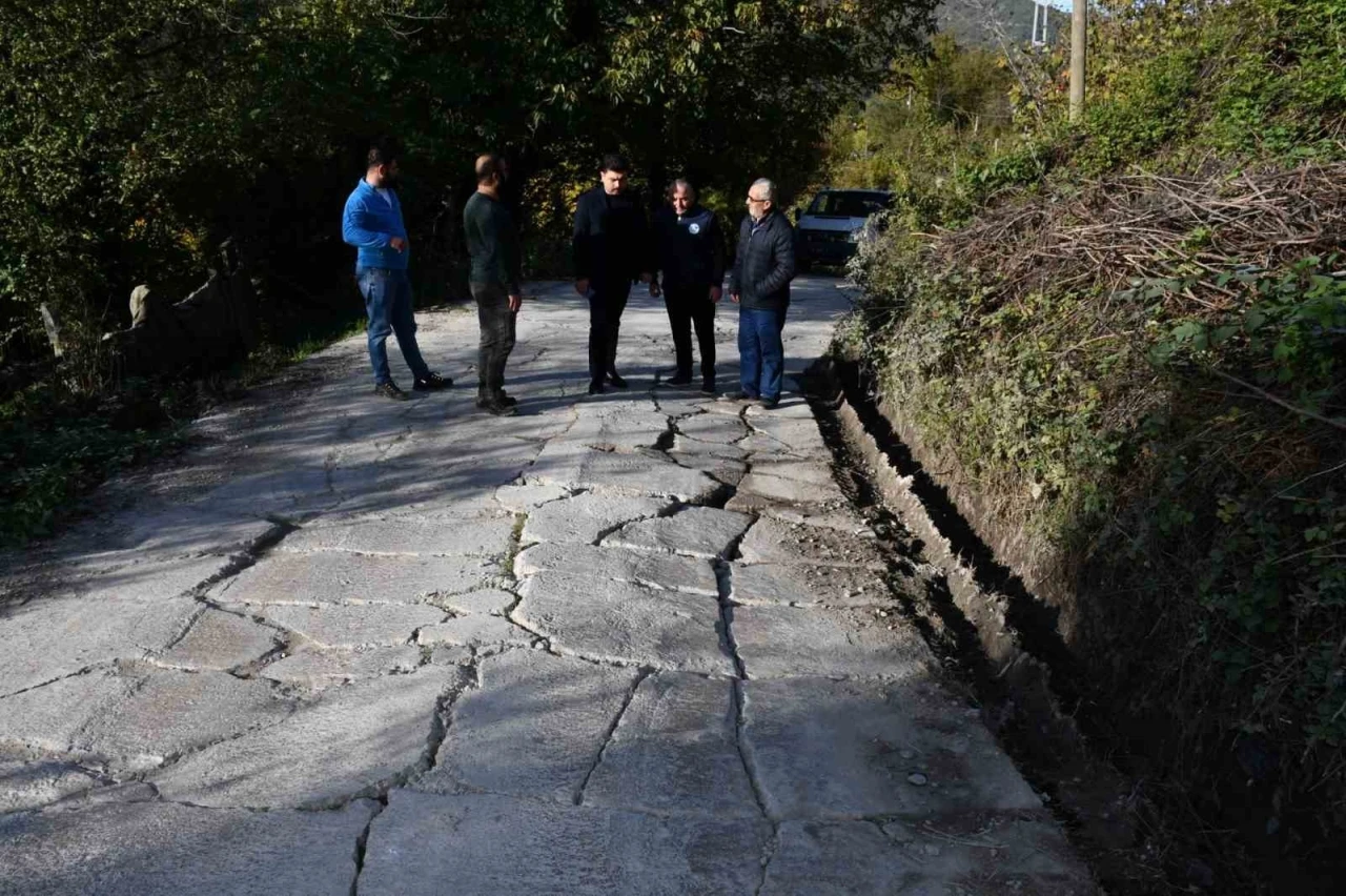 Kaymakamdan yol tahribatına müdahale
