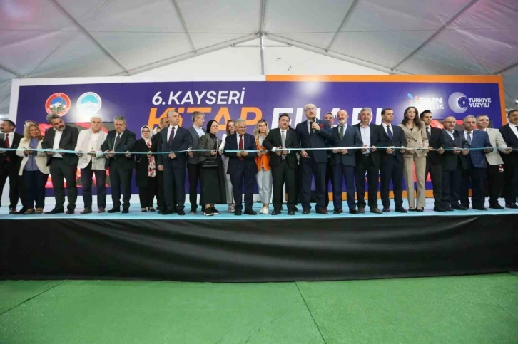 Kayseri 6. Kitap Fuarı A&ccedil;ıldı
