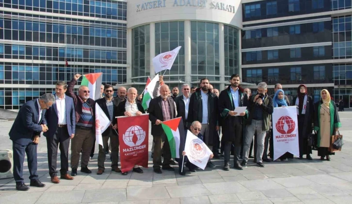 Kayseri&rsquo;de İsrail hakkında su&ccedil; duyurusu
