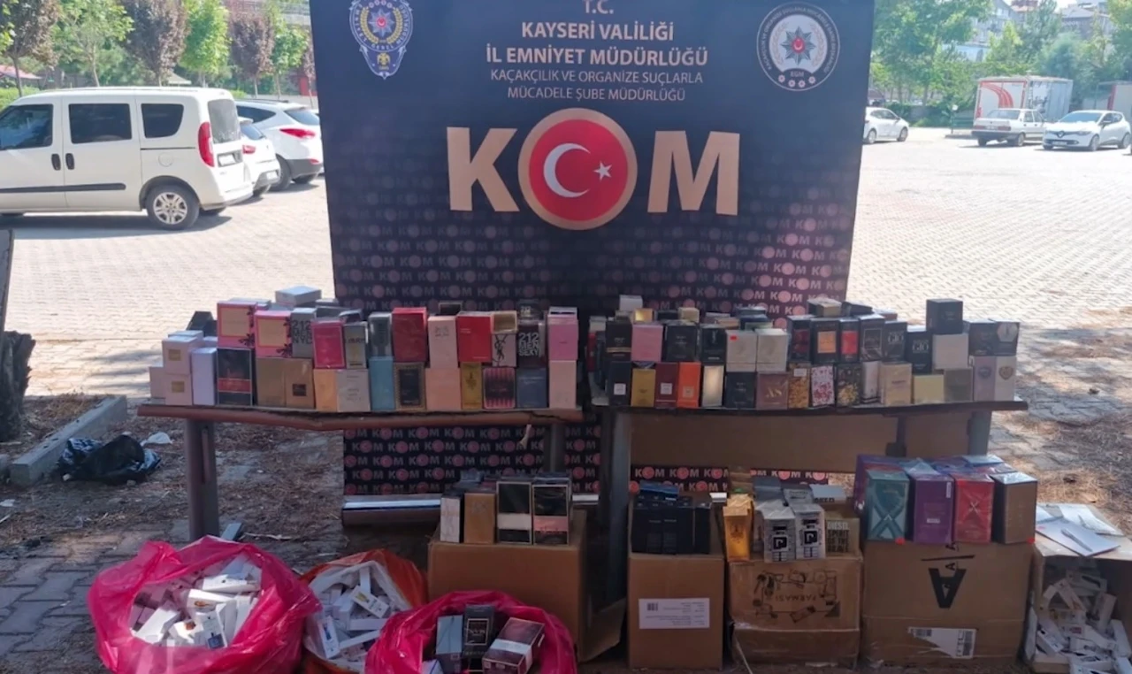 Kayseri’de ’kaçak parfüm’ operasyonu: 2 gözaltı
