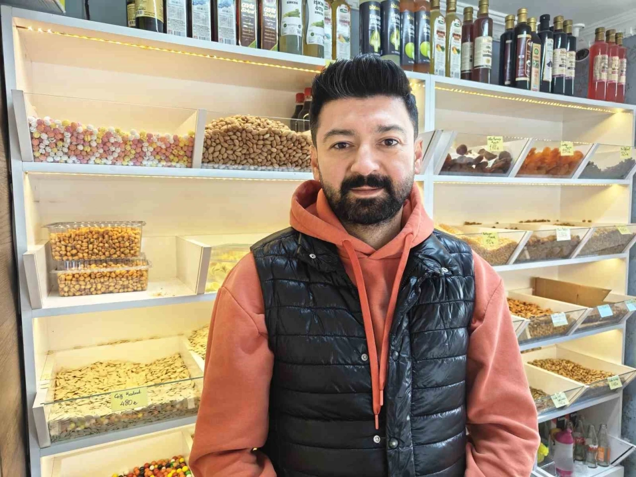 Kayseri&rsquo;de kuruyemişte yılbaşı indirimleri
