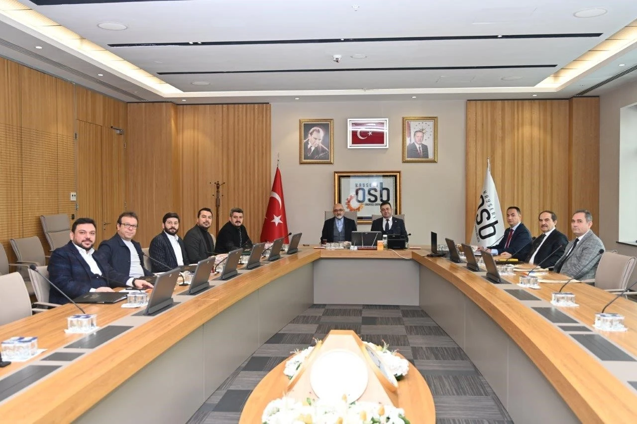 Kayseri OSB Y&ouml;netim Kurulu toplantısı yapıldı
