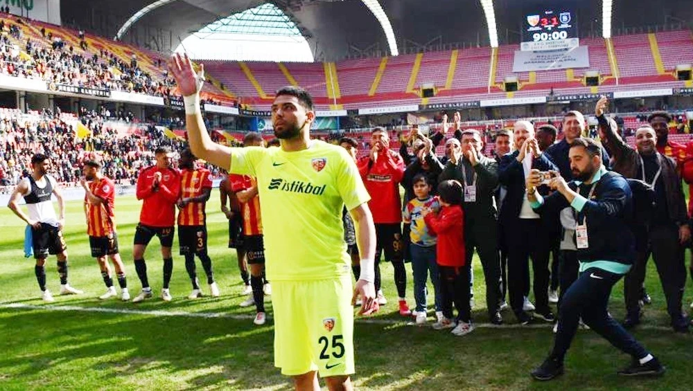 Kayserispor 36 maçta 57 gol yedi

