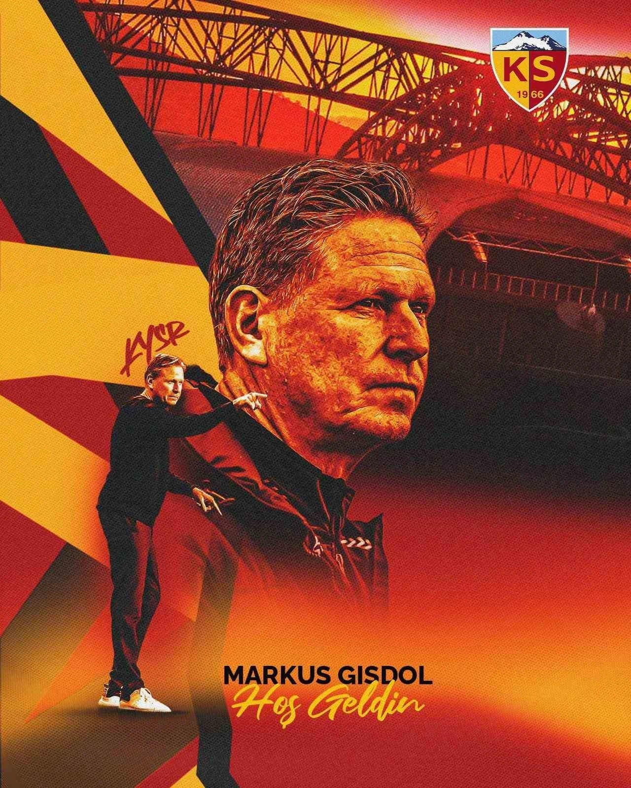 Kayserispor, Gisdol’u açıkladı
