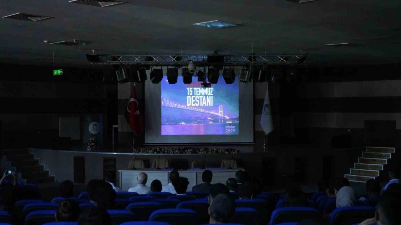 KBÜ’de  &quot;Zaferin Adı Türkiye&quot; temasıyla 15 Temmuz anma programları düzenlendi
