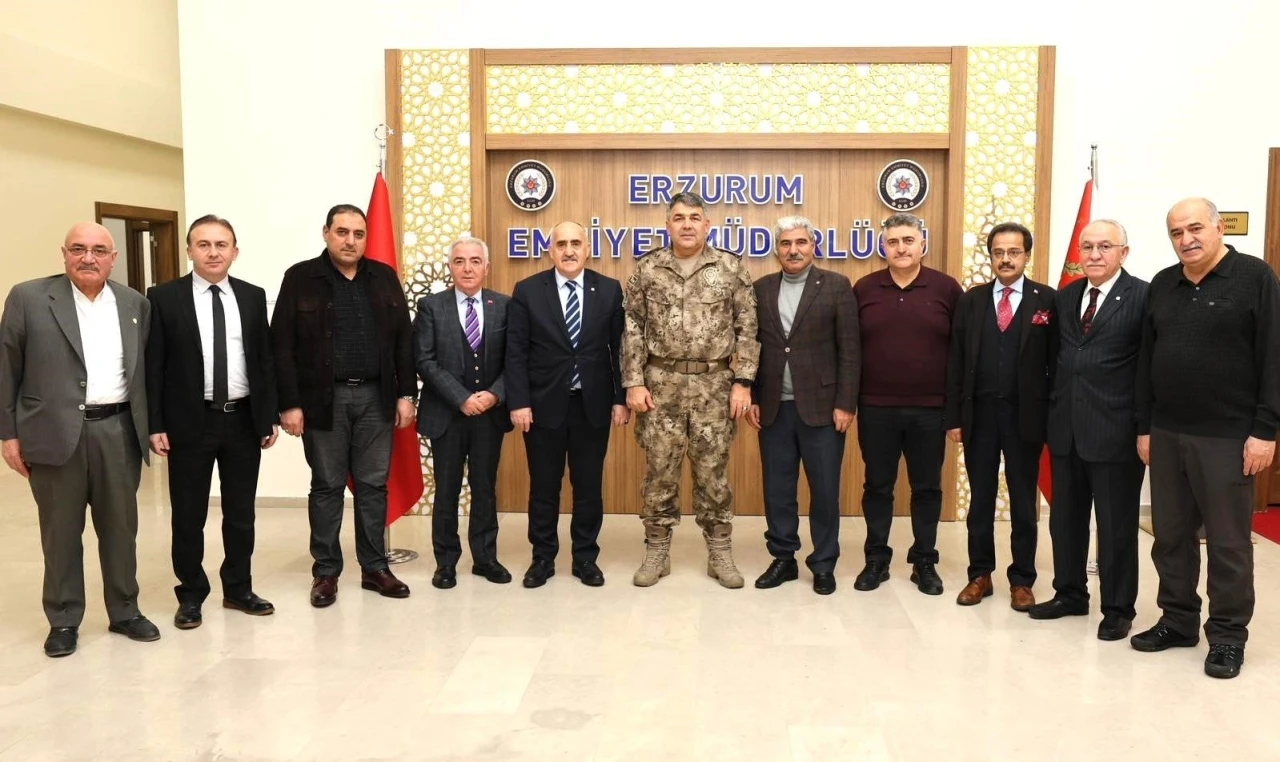 Kent Konseyi&rsquo;nden Emniyet M&uuml;d&uuml;r&uuml; Karaburun&rsquo;a hayırlı olsun ziyareti
