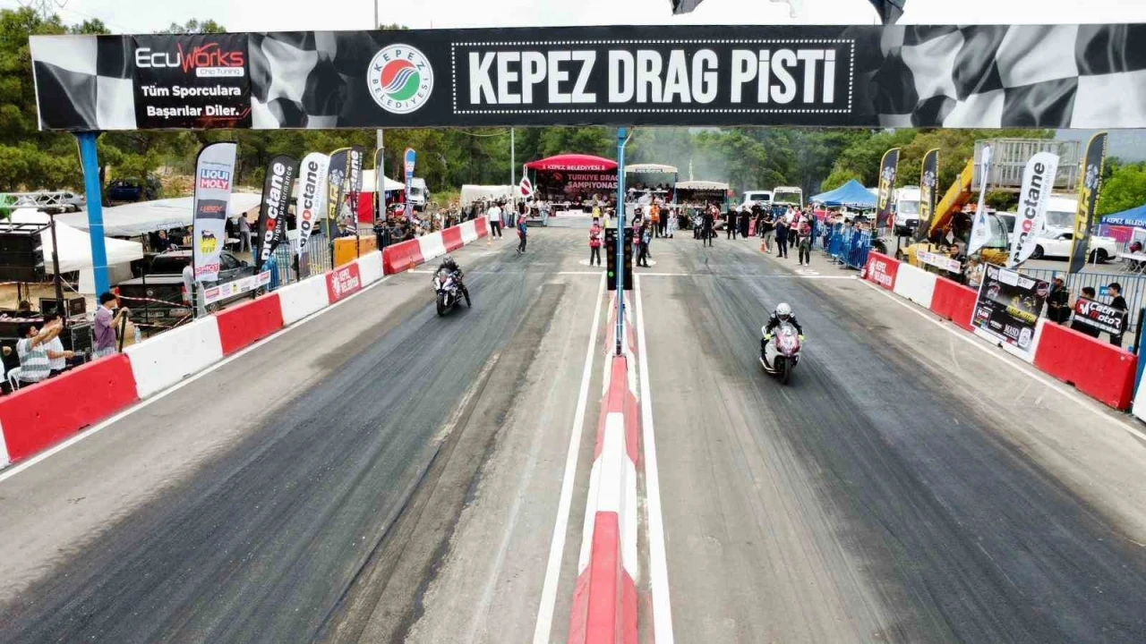 Kepez&rsquo;de motodrag heyecanı başladı
