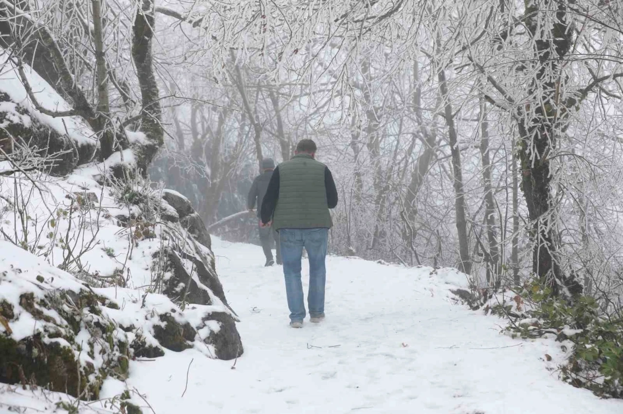 Keremali Yaylası’nda kış güzelliği
