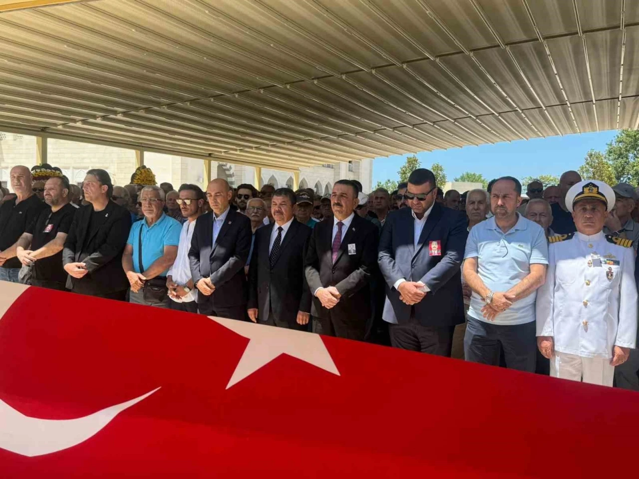 Kıbrıs Gazisi Yılmaz Dereli askeri törenle son yolculuğuna uğurlandı
