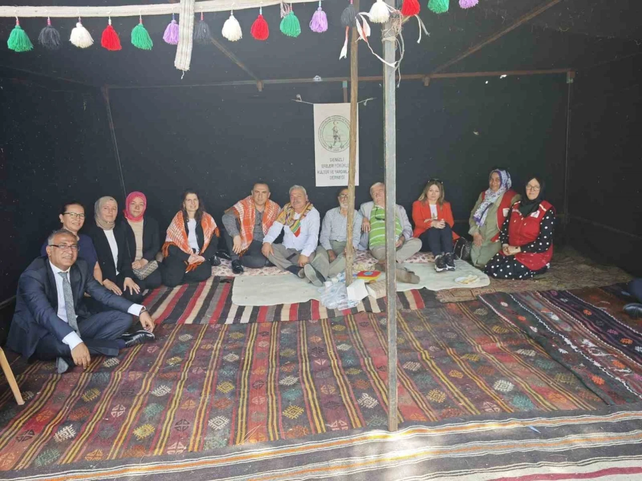 Kıl çadırda yılsonu etkinliği
