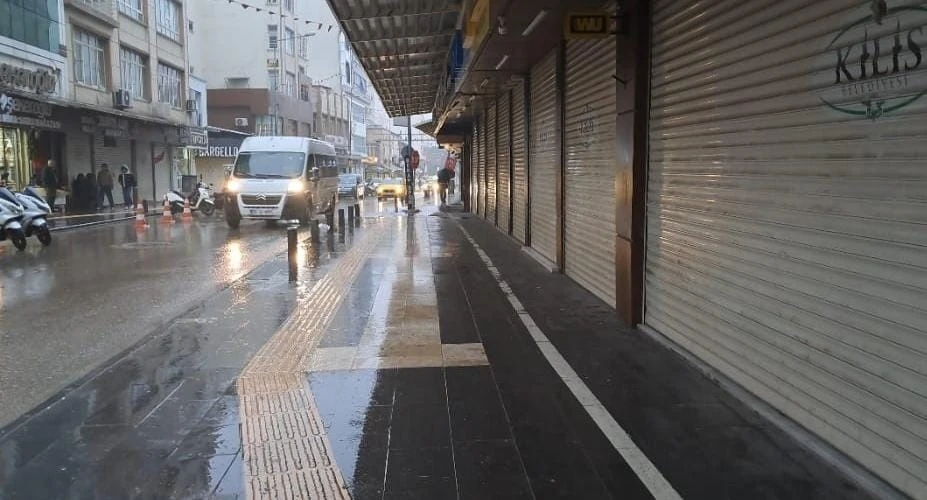 Kilis&rsquo;te sağanak yağış etkili oluyor
